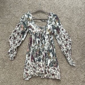 Floral Long Sleeve Dress